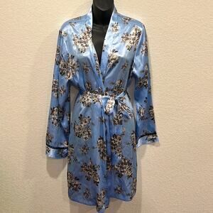Mother of the Bride Embroidered Silky Robe Size L